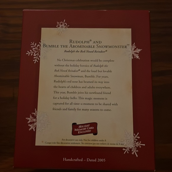 Hallmark keepsake Rudolph and bumble the abominable snowmonster - Picture 3 of 3